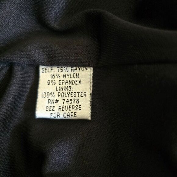 Cache Contour Collection Sz 4 Sleeveless Black Dress Pleated Pencil Stretch - Picture 11 of 12